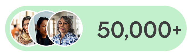 50,000+ users