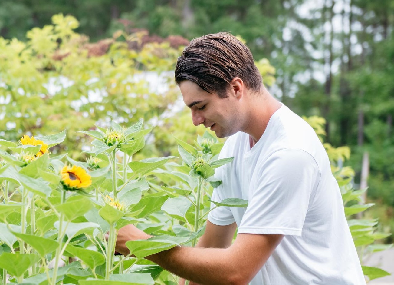 Farmer working